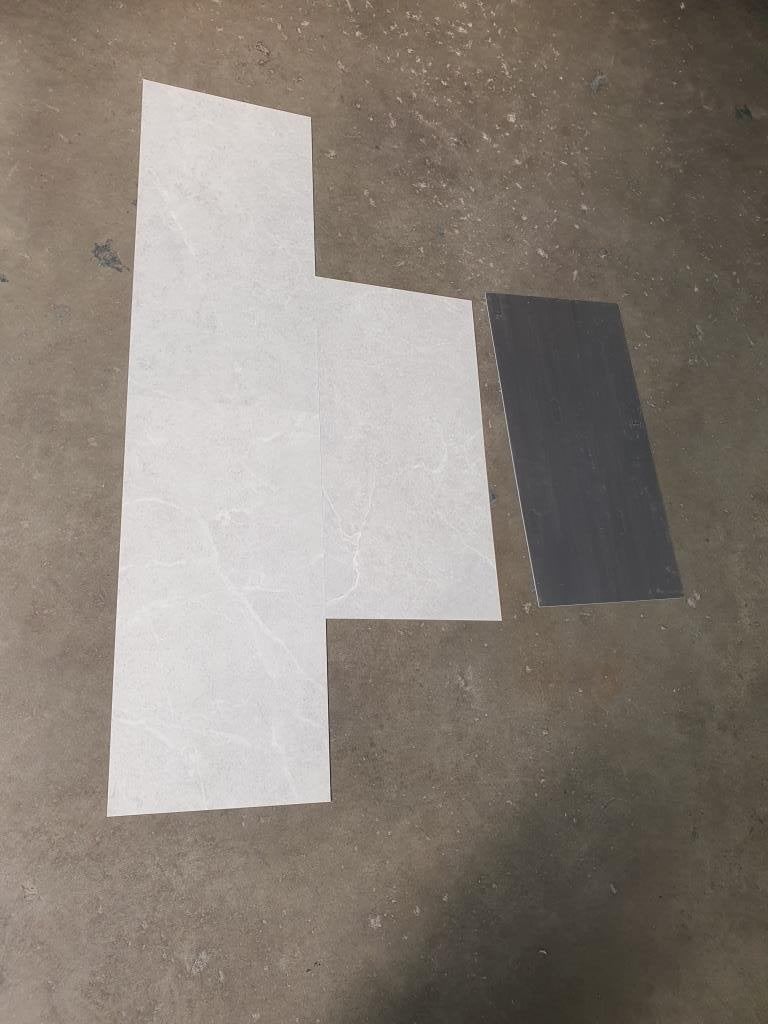 Restpartij 58 m2 plak PVC tegels. Colour 203-Stone., Ophalen, Minder dan 25 mm, Overige typen, Nieuw
