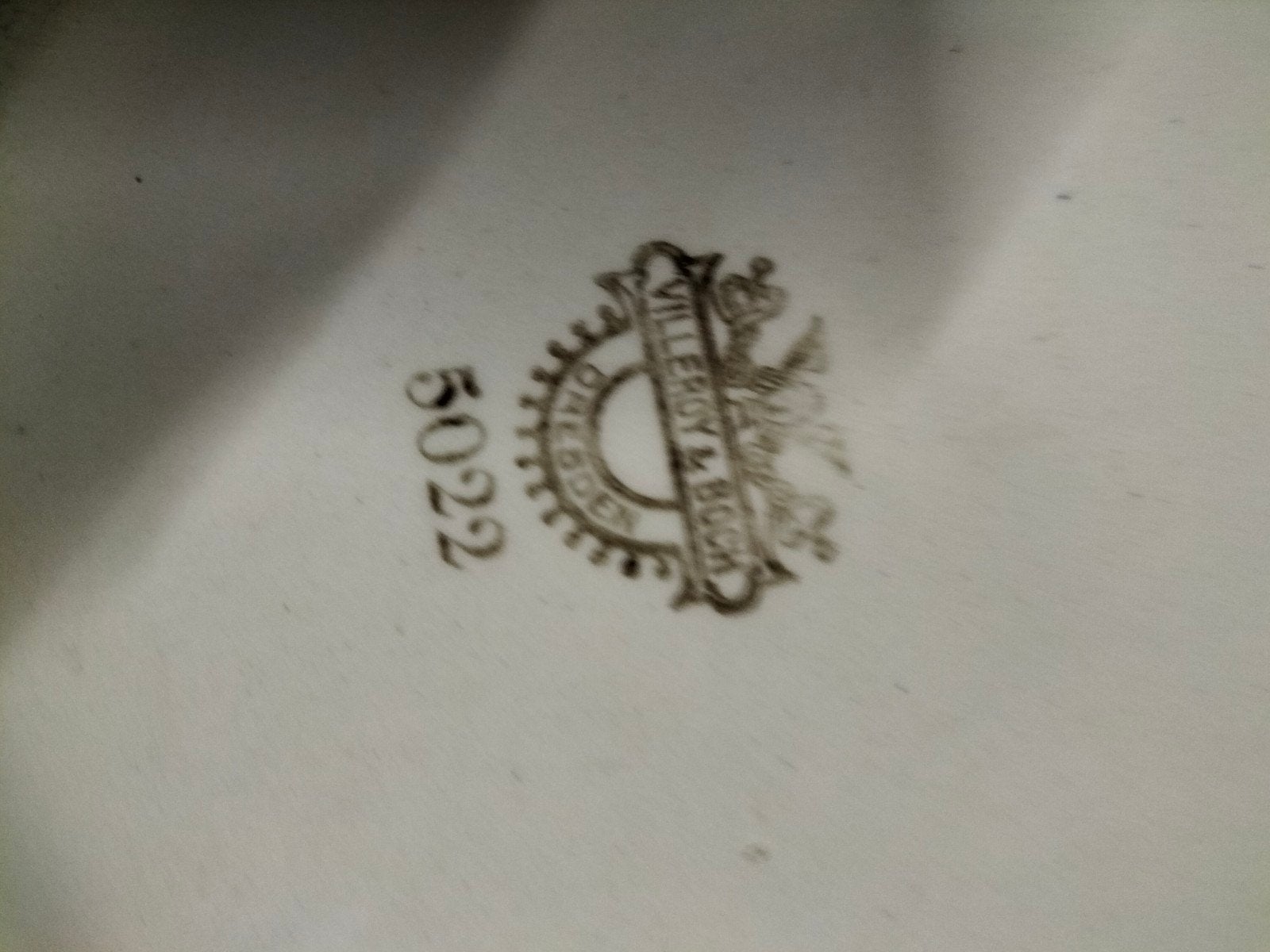 Antieke Villeroy & Boch Dresden Lampetkan en Kom (1874-1909), Ophalen