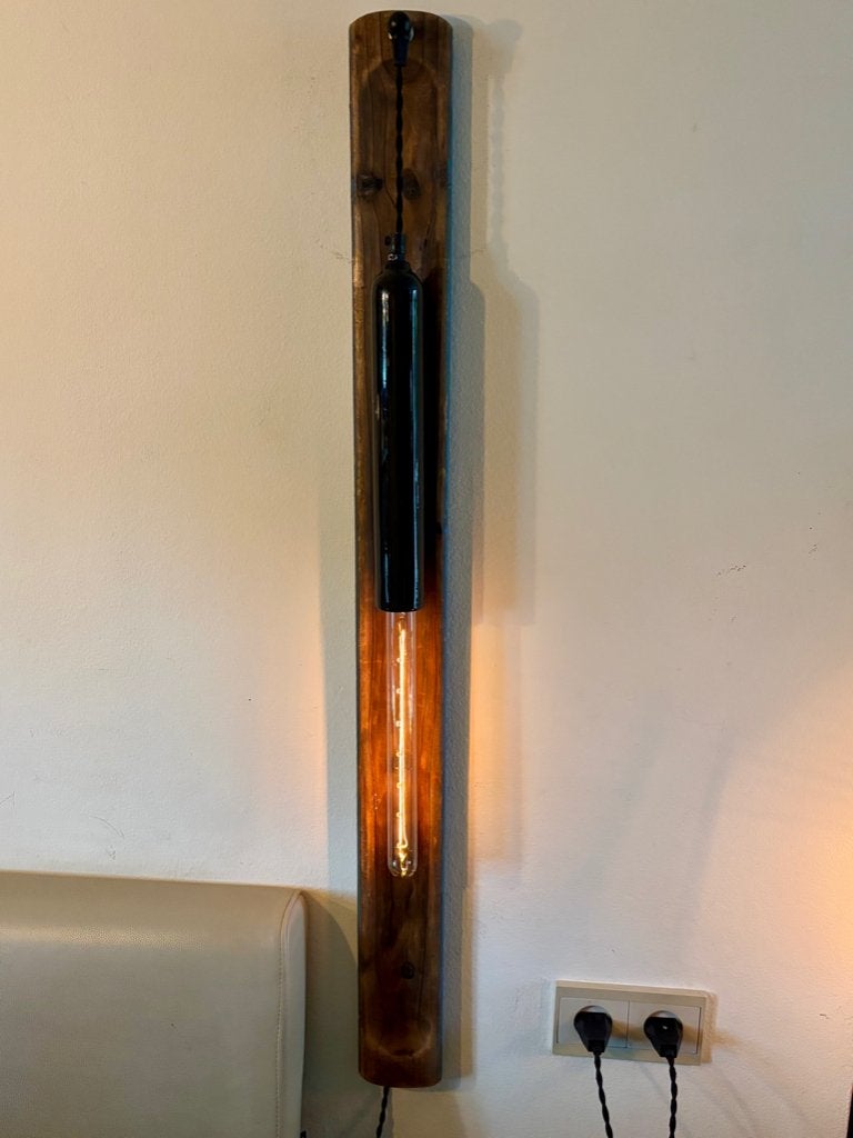 Wandlamp "Pain de Paris", Gebruikt, Glas, Meerkleurig, E27 (groot)