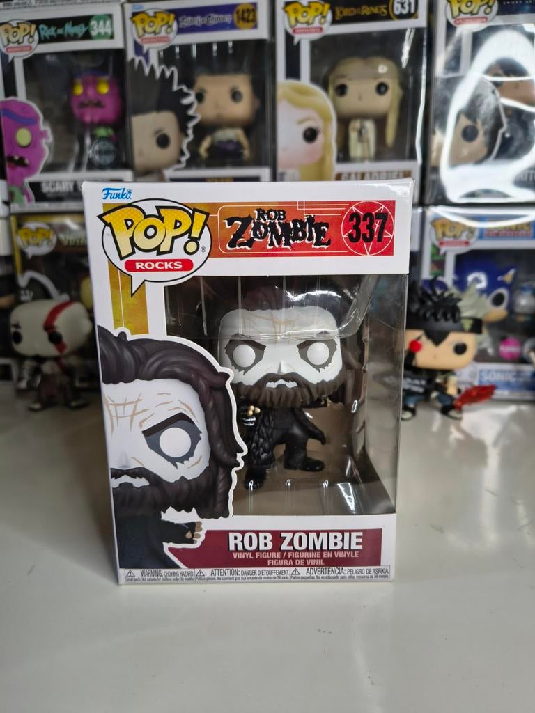 Funko Pop! Rocks: Rob Zombie #337 Vinyl Figuur, Verzamelen, Poppetjes en Figuurtjes, Nieuw, Ophalen of Verzenden