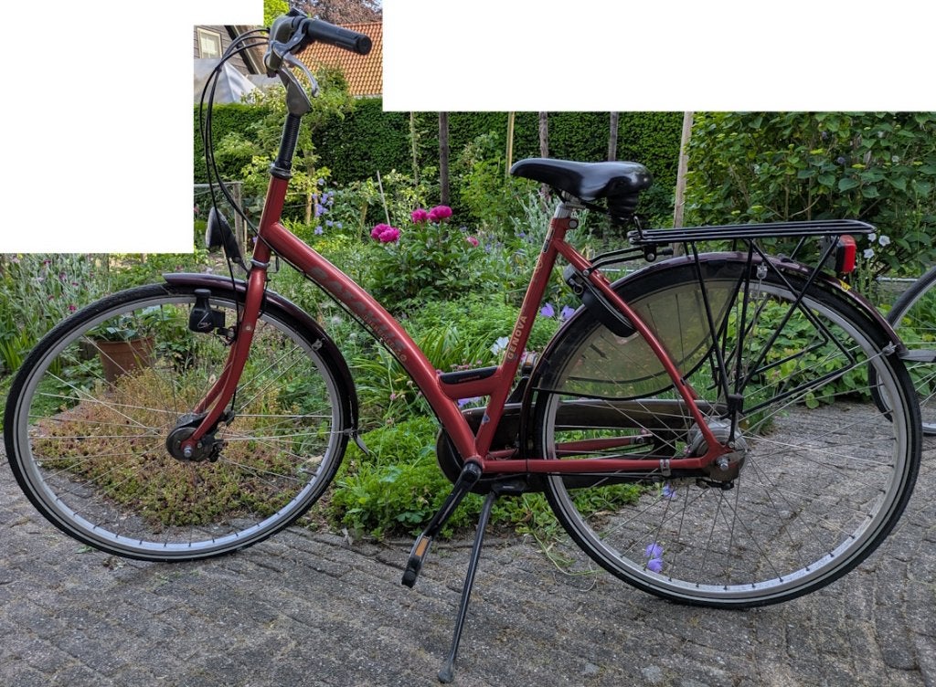 Batavus damesfiets - wielmaat 28" - framemaat 52cm, Ophalen, Gebruikt, Versnellingen, Batavus