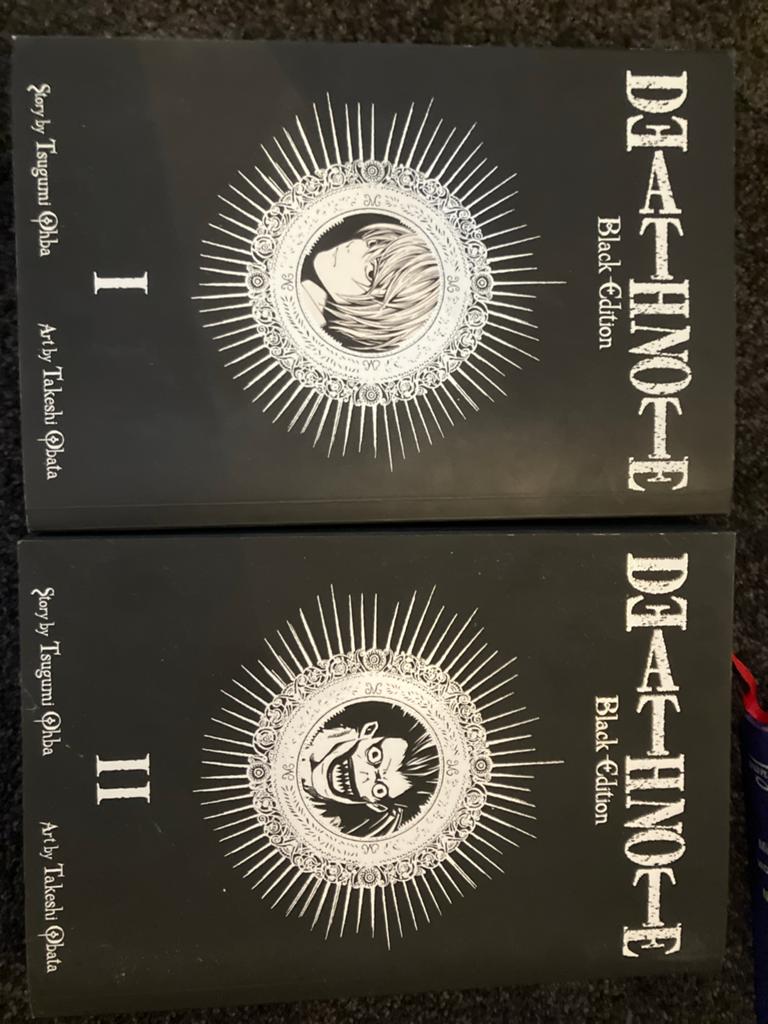 Death Note Black Edition I & II - Twee Volumes, Meerdere stripboeken, Ophalen of Verzenden, Zo goed als nieuw