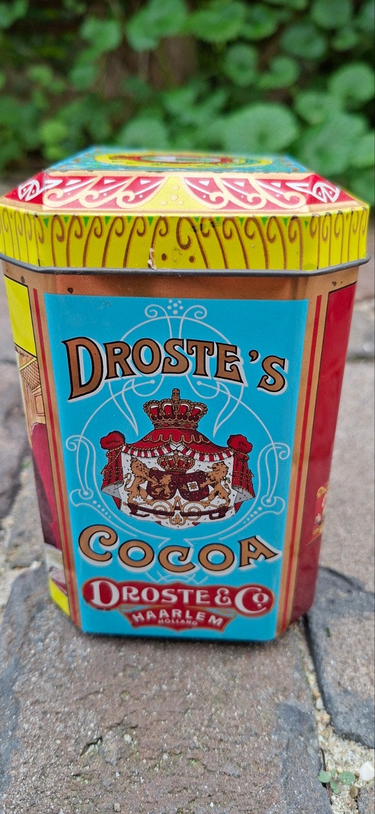Droste cacao blikje, Verzamelen, Ophalen of Verzenden, Gebruikt, Overige, Droste