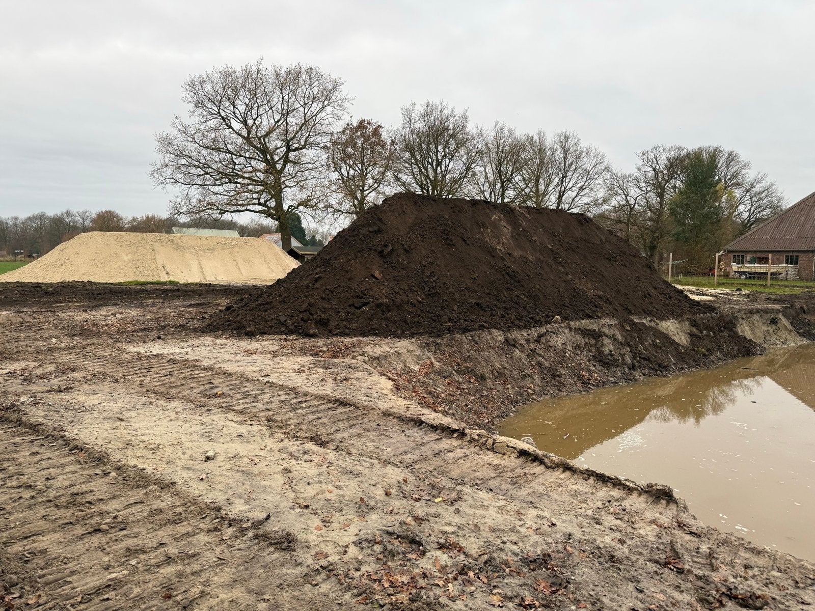 Gratis zwarte grond dumpen - Schone grond, Tuin en Terras, Ophalen, Gebruikt, Overige typen