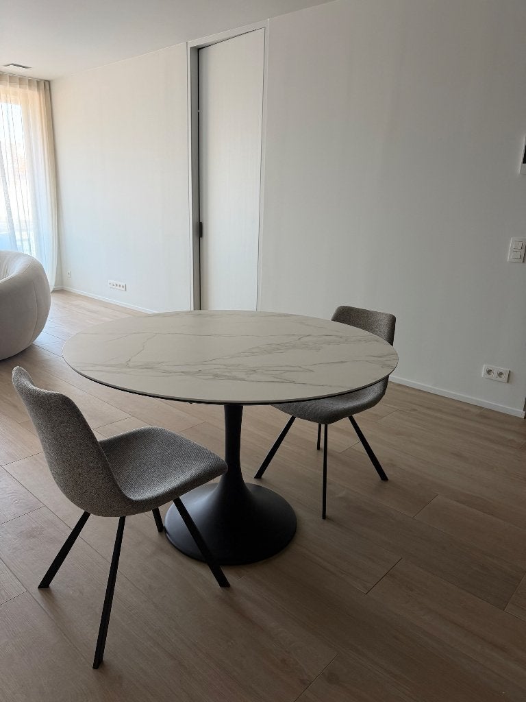 Eettafel, Ophalen, Overige materialen, 150 tot 200 cm, Rond