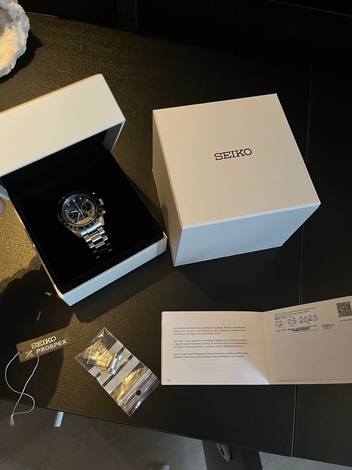 Seiko speedtimer ssc935p1, Sieraden, Tassen en Uiterlijk, Horloges | Heren, Staal, Polshorloge, Nieuw, Ophalen of Verzenden