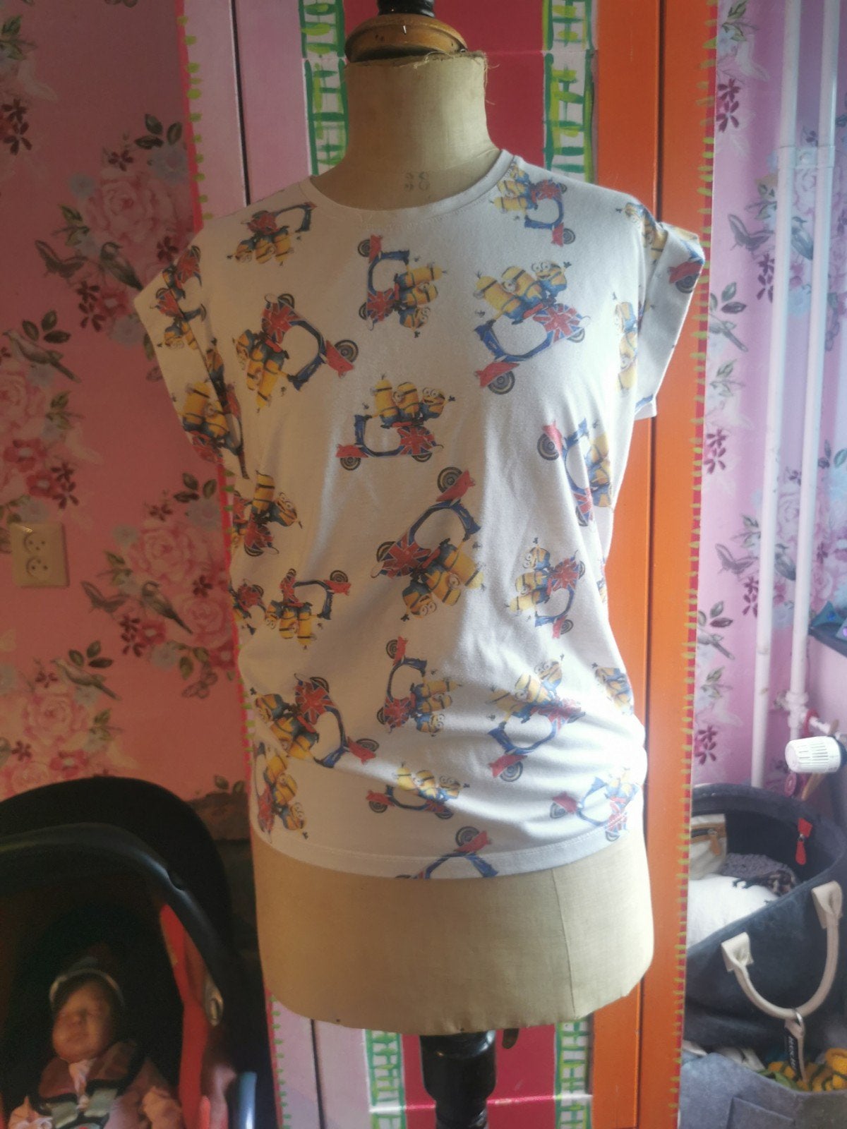 Minions T-shirt met korte mouwen, Maat 38/40 (M), Wit, Ophalen of Verzenden, Korte mouw