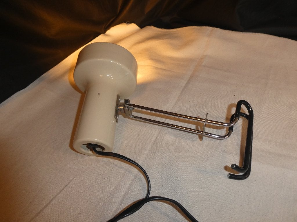 Vintage STARLUX klemlamp jaren 60, Huis en Inrichting, Gebruikt, Overige lichtbronnen, Metaal, Overige typen