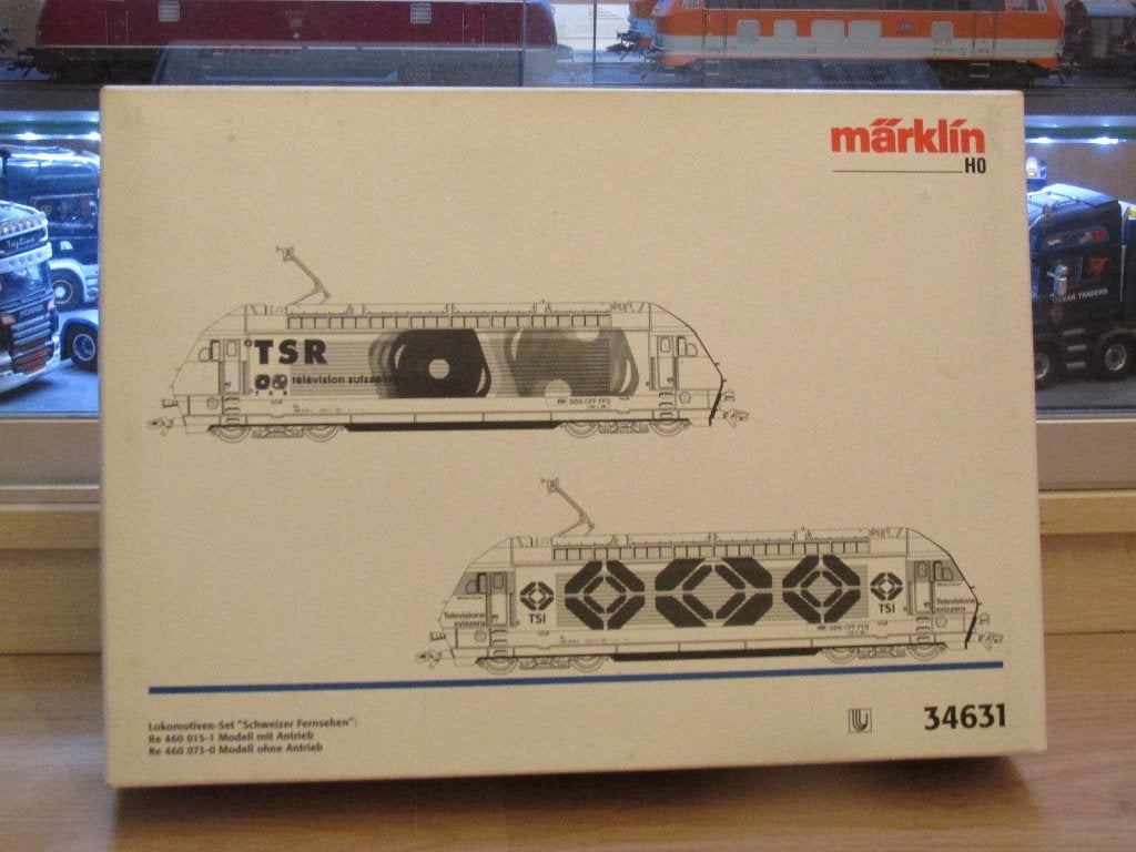 Märklin 34631 SBB RE 460 dubbele locomotieven DELTA, Wisselstroom, Treinset, Verzenden, Nieuw
