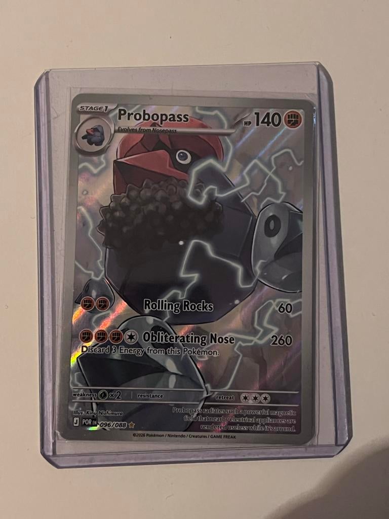 Probopass 096/088 - Pokémon Kaart, Ophalen of Verzenden, Zo goed als nieuw, Losse kaart, Foil