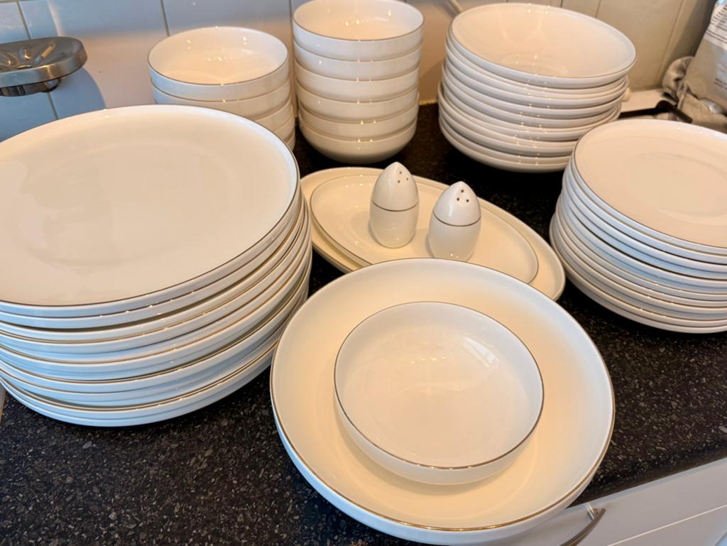Goude eetservies, Ophalen of Verzenden