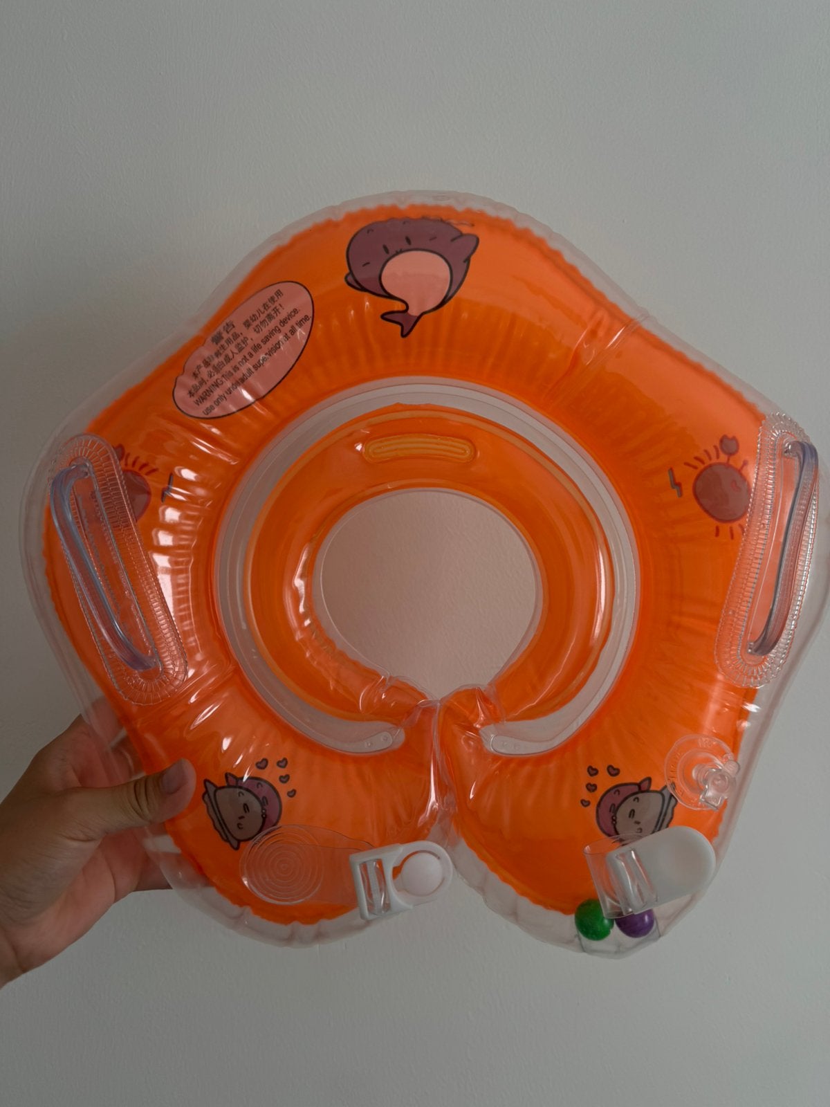 Baby zwemring / nekring voor in bad - als nieuw, Kinderen en Baby's, Ophalen, Zo goed als nieuw, Jongetje of Meisje, Zwem-accessoire