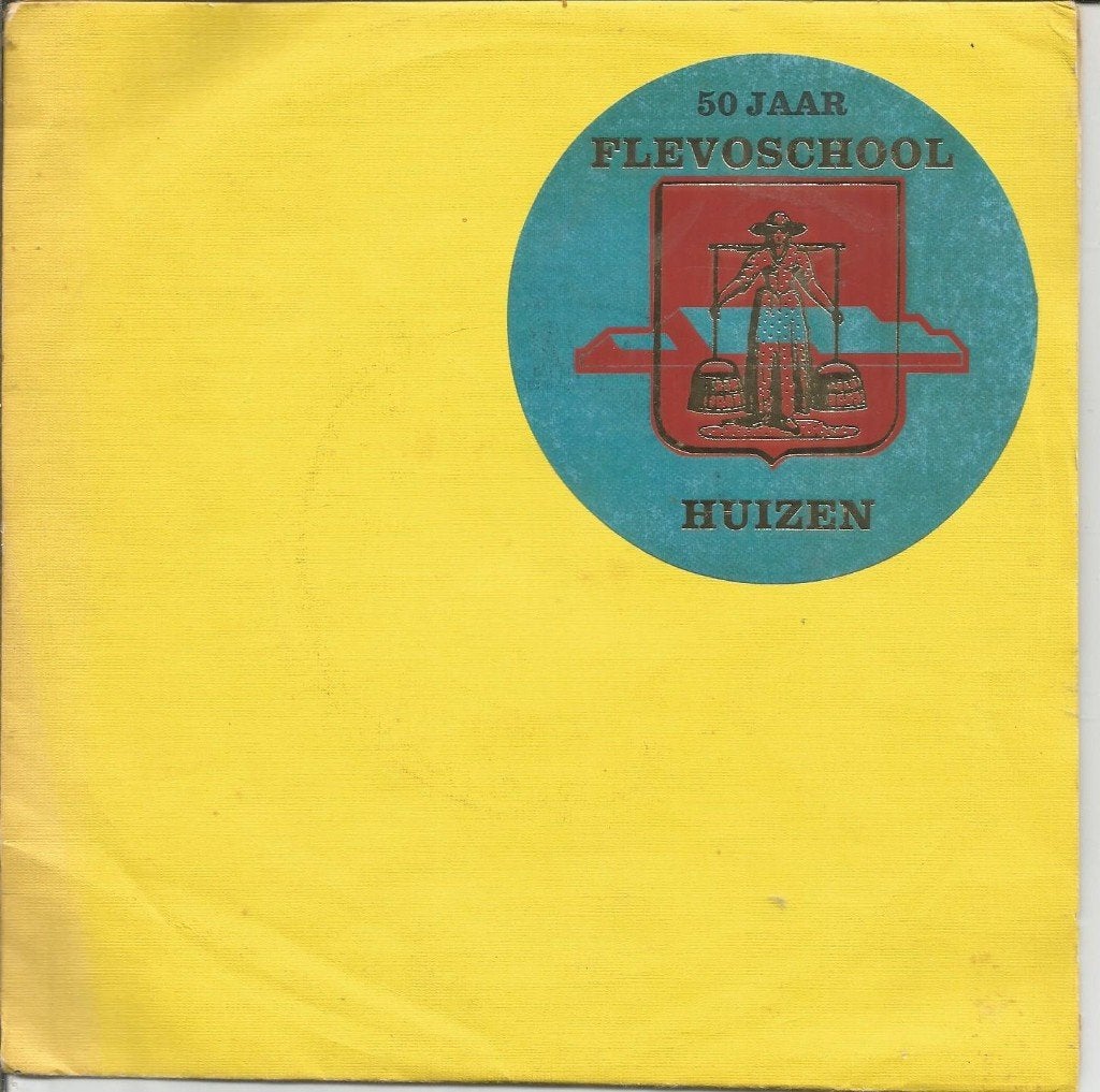 Flevo-Koor - 50 Jaar Flevoschool Huizen, Fotohoes, Ophalen of Verzenden, Zo goed als nieuw, 7 inch