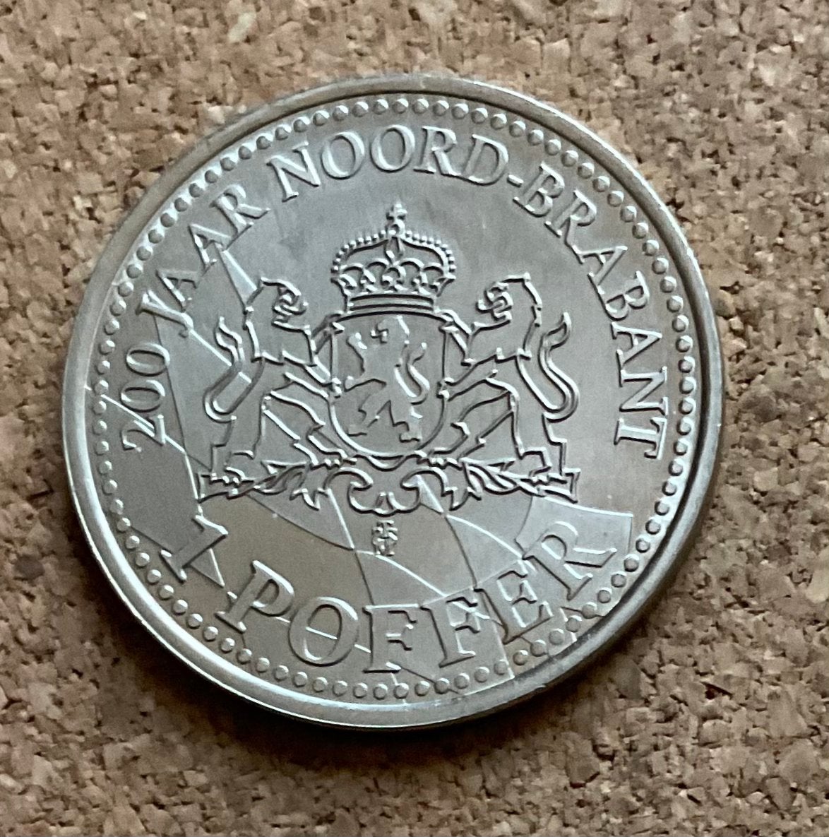 Penning - Noord-Brabant 1 Poffer 1996, Ophalen of Verzenden, Overige materialen, Nederland