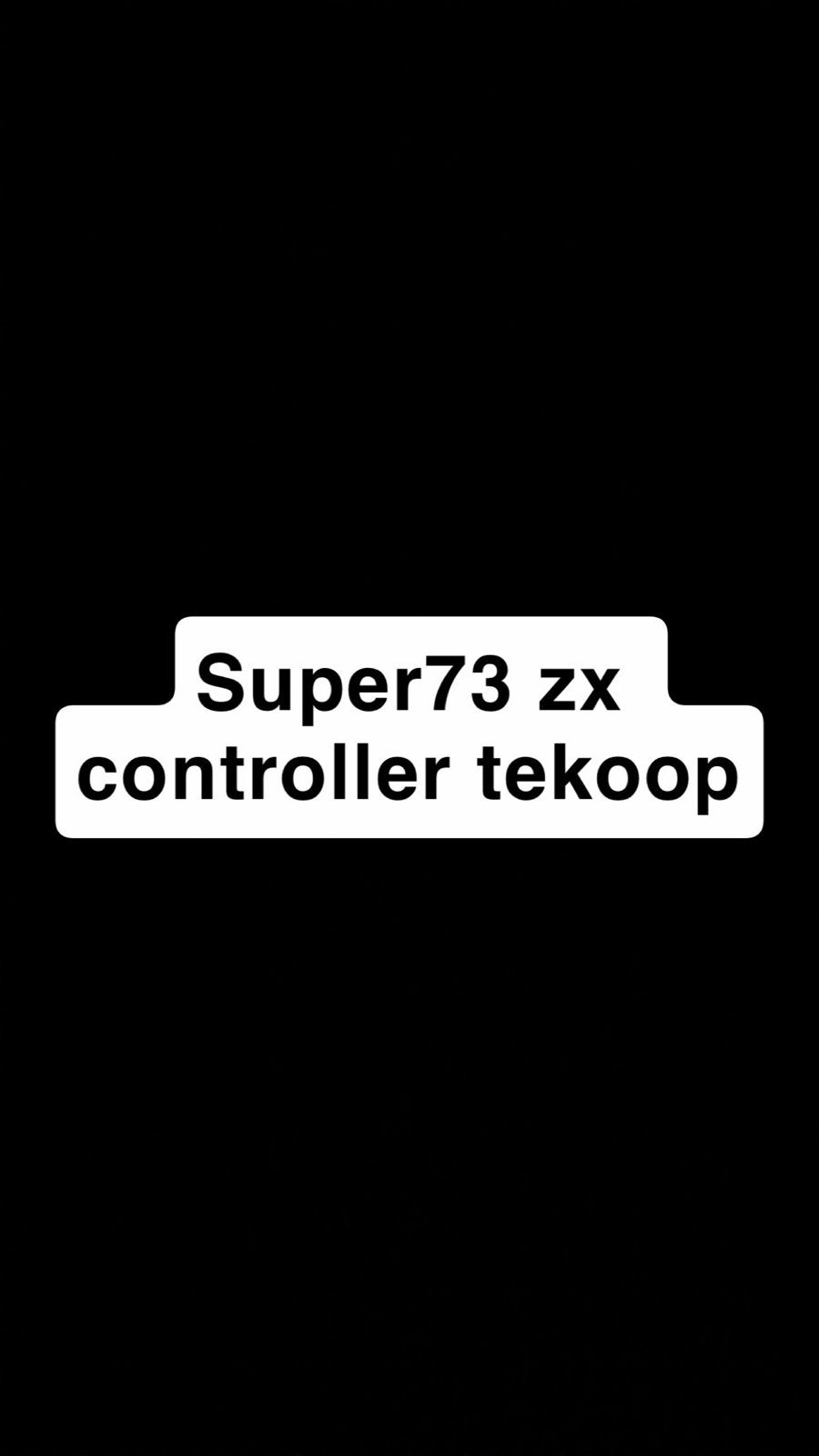 Super73 ZX Controller, Elektrische fiets, Gebruikt, Overige typen, Kunststof