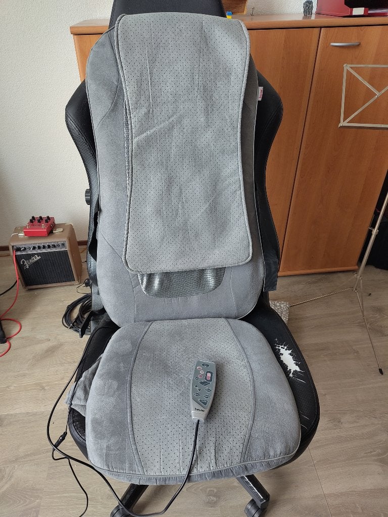Beurer MG220 Shiatsu Massage Stoelkussen met Warmtefunctie, Ophalen, Gebruikt, Massagestoel of Kussen