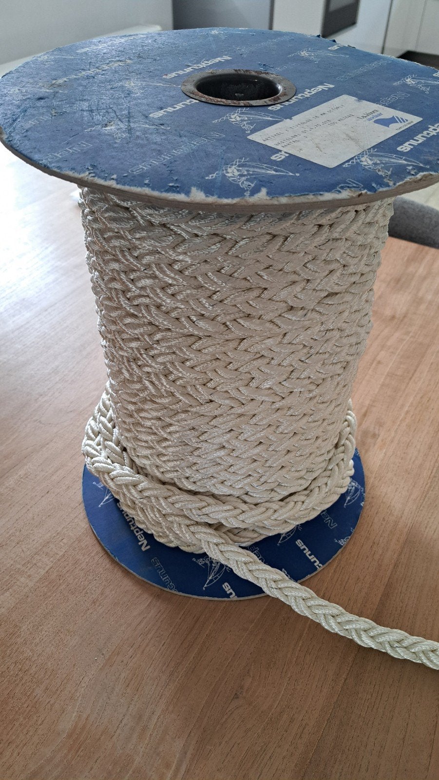 Polyamide touwwerk octoply 18 mm totaal ca. 70m, Ophalen of Verzenden, Nieuw, Lijn of Blok