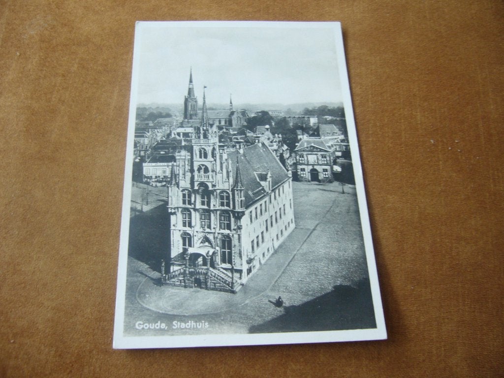 GOUDA  =  STADHUIS, Ophalen of Verzenden, 1960 tot 1980, Gelopen, Zuid-Holland