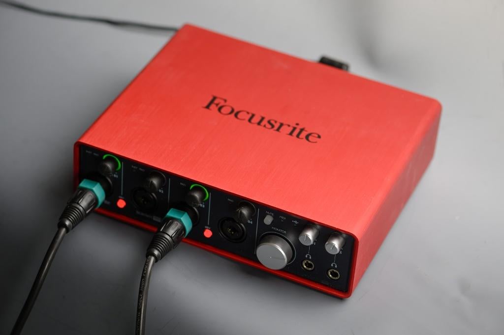 Focusrite Scarlett 18i8 Mk 1 compleet en i.z.g.s., Ophalen of Verzenden, Gebruikt, Extern, Focusrite