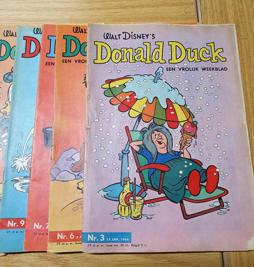 Donald Duck stripboeken weekblad uit 1966 totaal 28 stuks, Boeken, Stripboeken, Ophalen of Verzenden, Zo goed als nieuw, Walt Disney  Donald duck