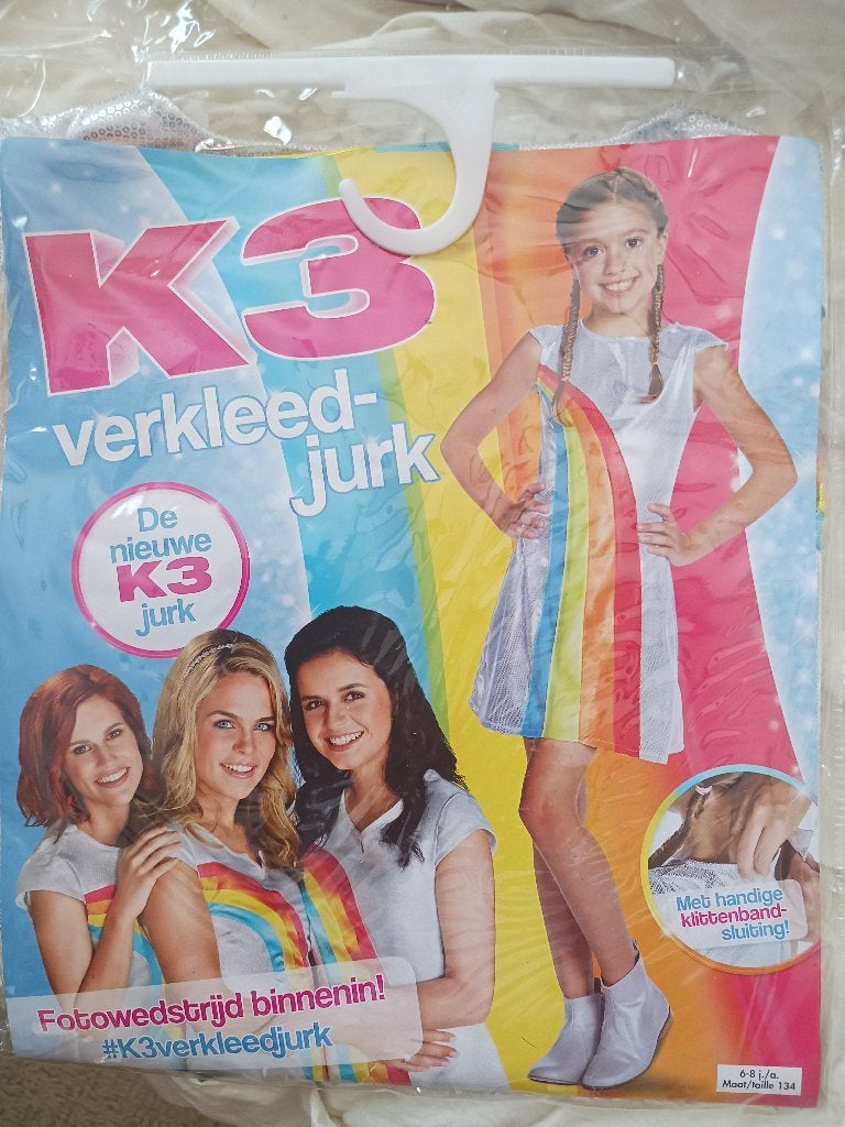 K3 Jurkje, maat 134, Ophalen of Verzenden, Zo goed als nieuw, Meisje, Jurk of Rok