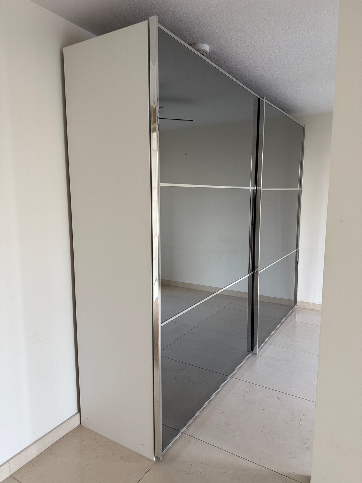 Kledingkast met Spiegel, Gebruikt, Overige materialen, 200 cm of meer, 200 cm of meer