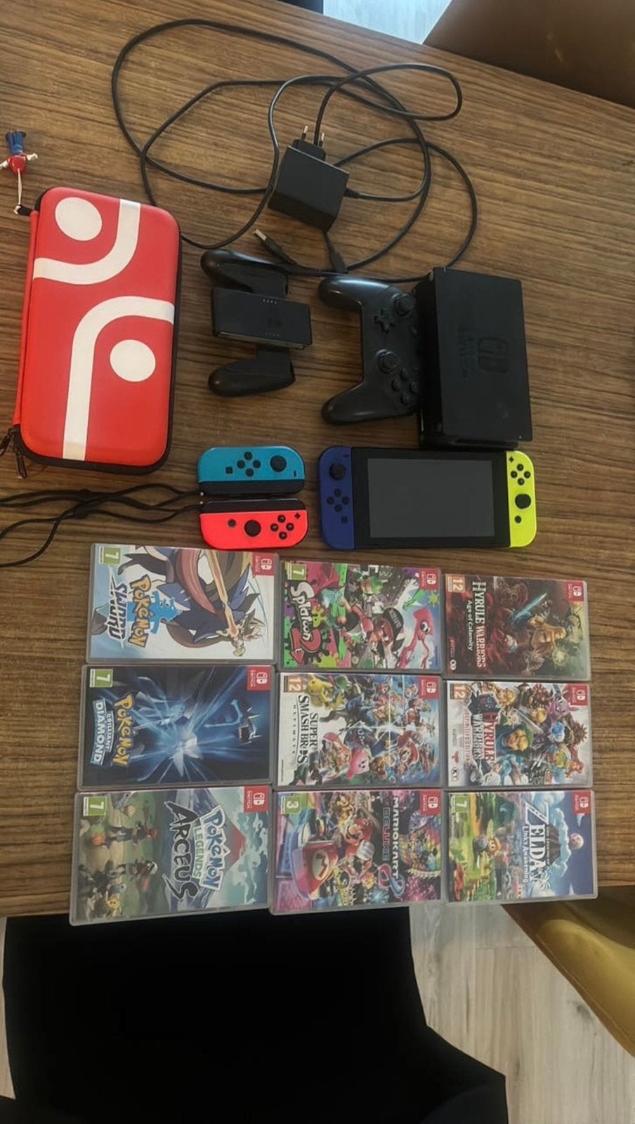 Nintendo Switch set compleet, Switch 2019 Upgrade, Met games, Ophalen of Verzenden, Zo goed als nieuw