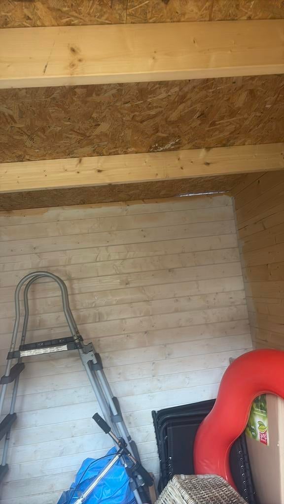 Tuinhuis kan snel weg, Ophalen, Zo goed als nieuw