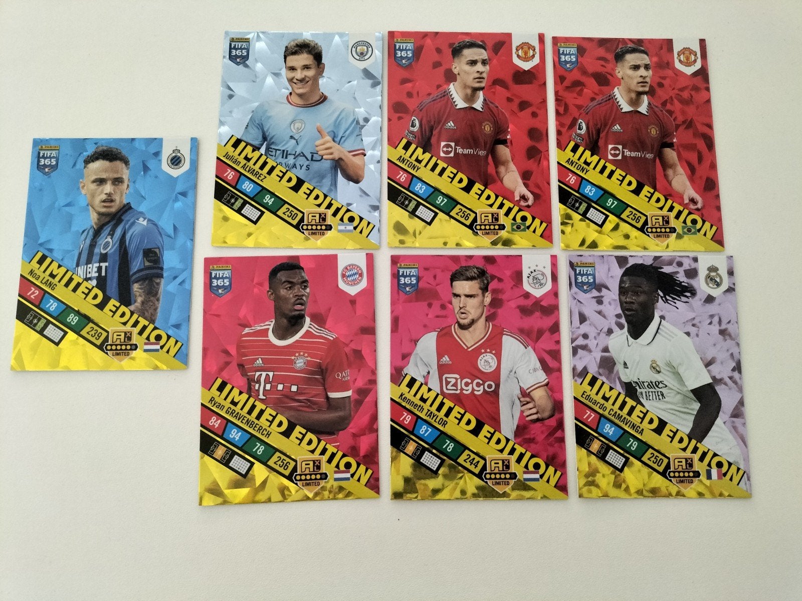 FIFA 365 Adrenalyn XL Limited Edition 2023 2 euro per kaart, Ophalen of Verzenden