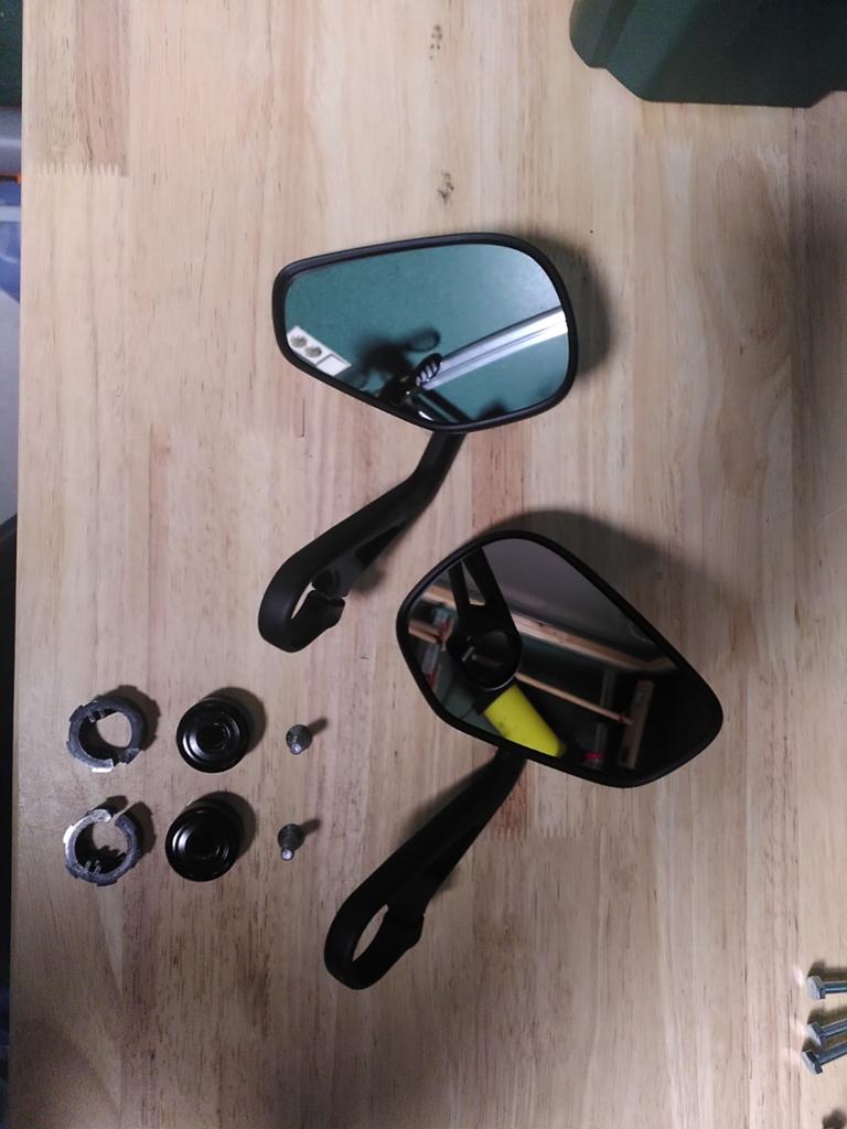 Triumph Bar End Mirrors - Sport, Motoren, Onderdelen | Merk-onafhankelijk, Ophalen of Verzenden, Gebruikt