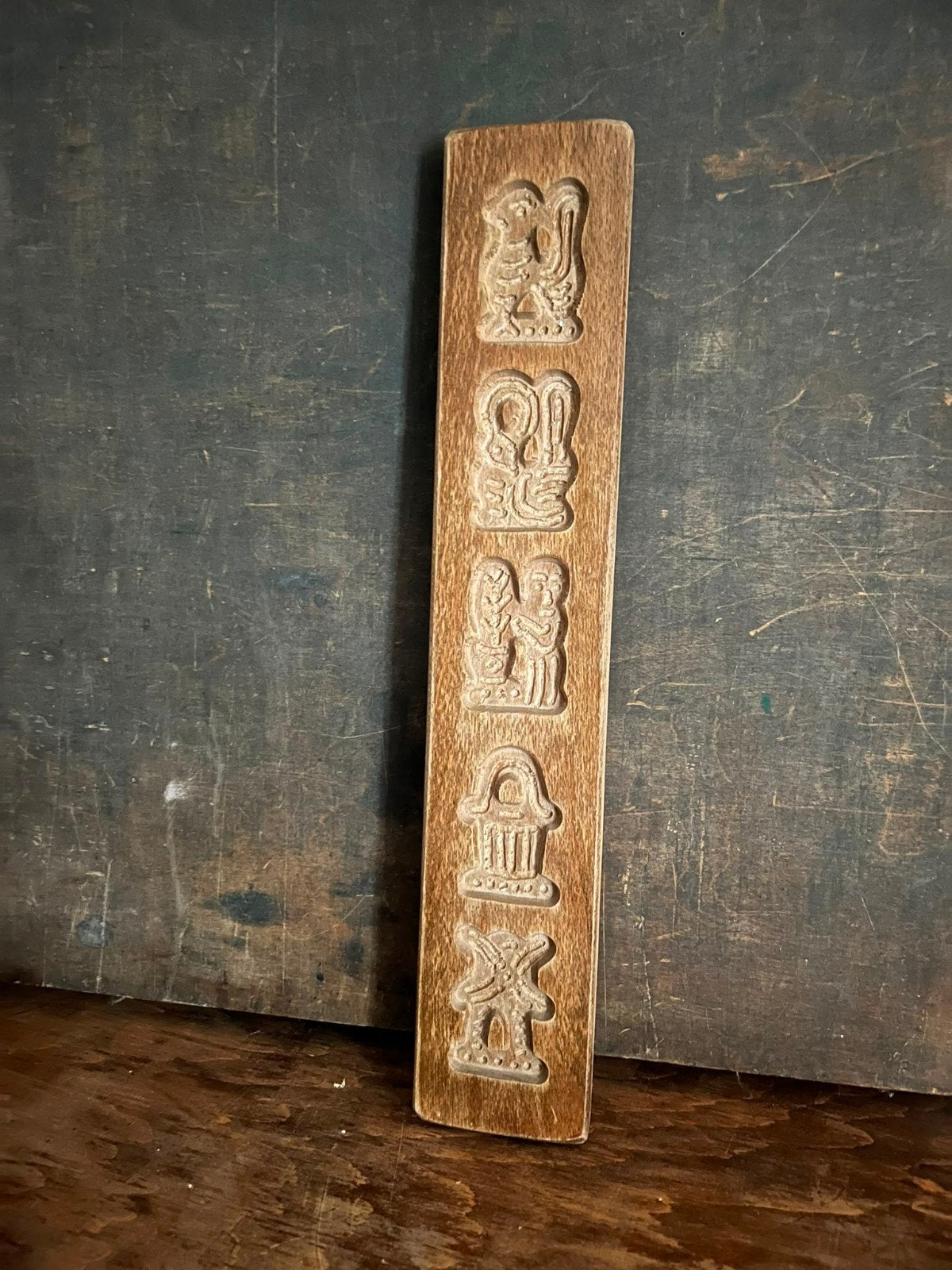 Oude speculaasplank vintage,brocant,keuken, Ophalen of Verzenden, X, X, X