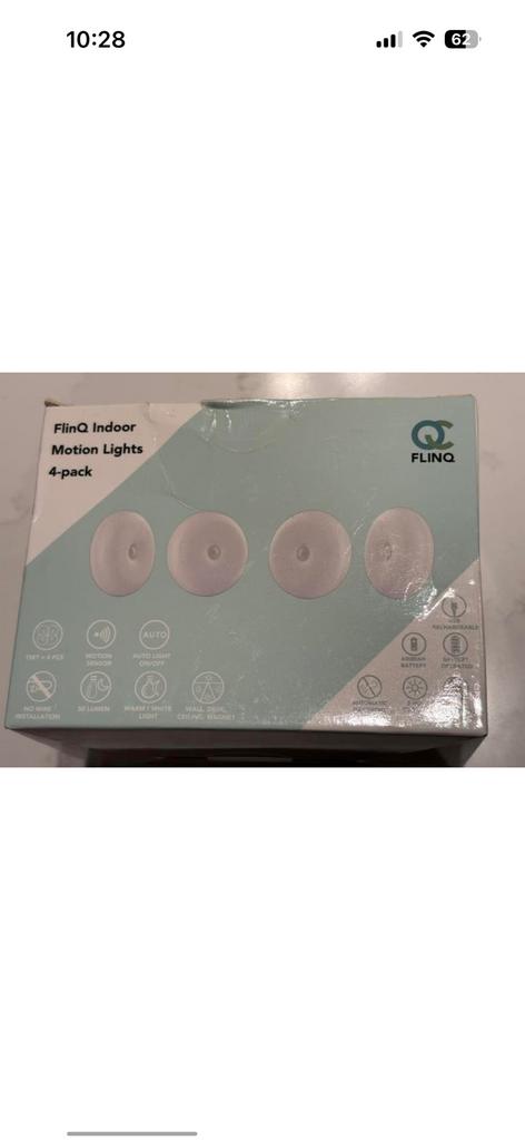 4x FLINQ Indoor Motion Light, Ophalen, Nieuw