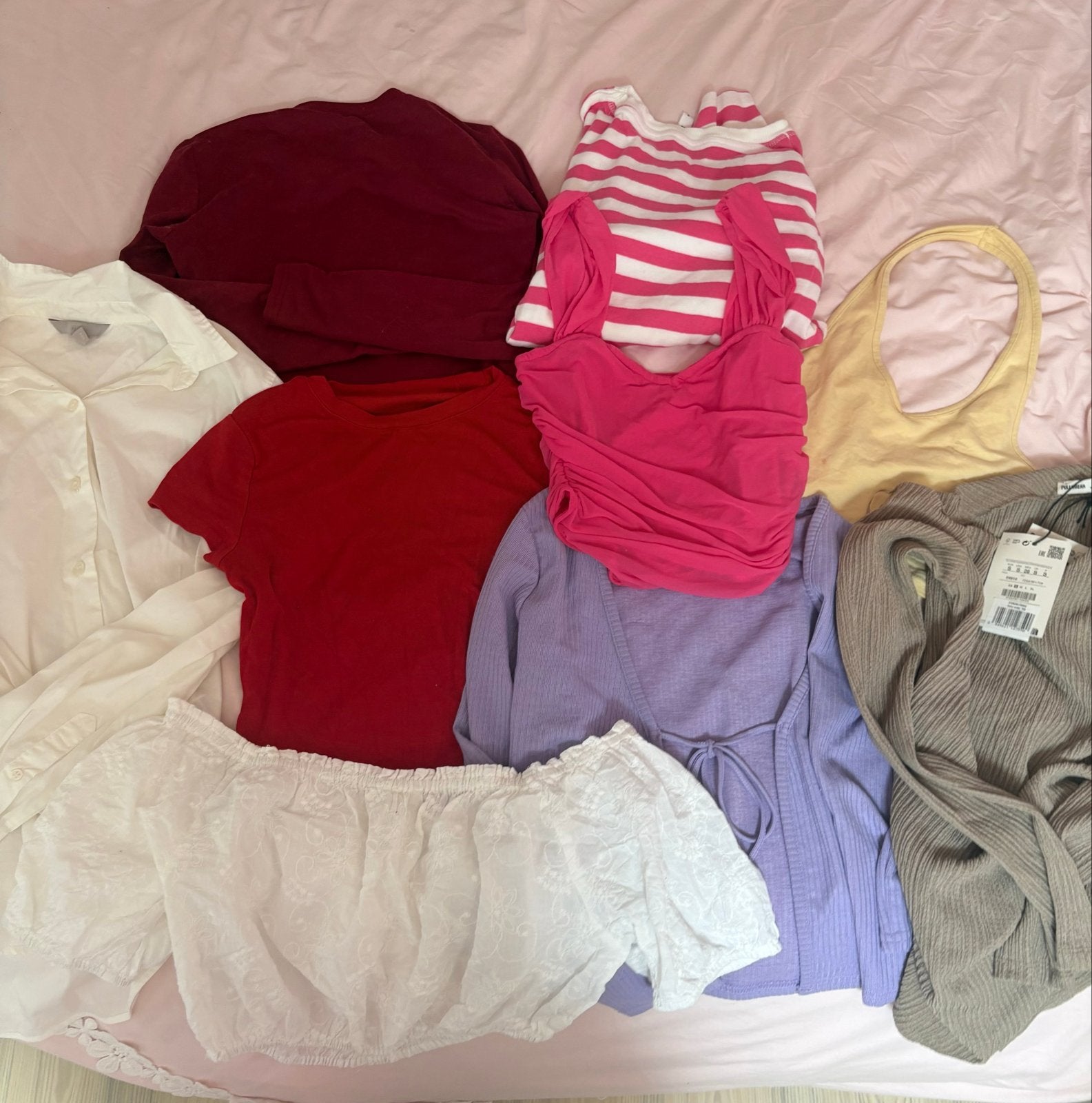 zomerkleding bundel maat S, Kleding | Dames, Tops, Zo goed als nieuw, Maat 38/40 (M), Wit, Lange mouw, Ophalen of Verzenden