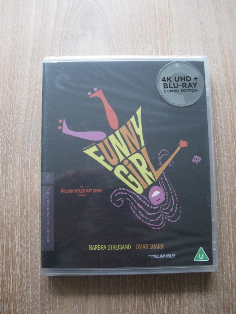 4K UHD Blu-ray (2 Discs) Funny Girl (UK) SEALED Criterion, Engels, Film, 4K Ultra HD Blu-ray, Engels