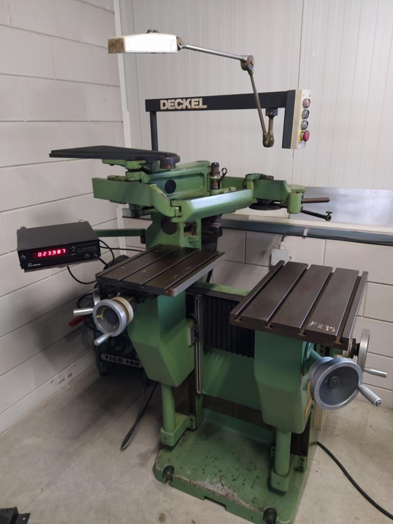 Deckel GK 21 met digitale meter en veel accessoires., Doe-het-zelf en Verbouw, Ophalen