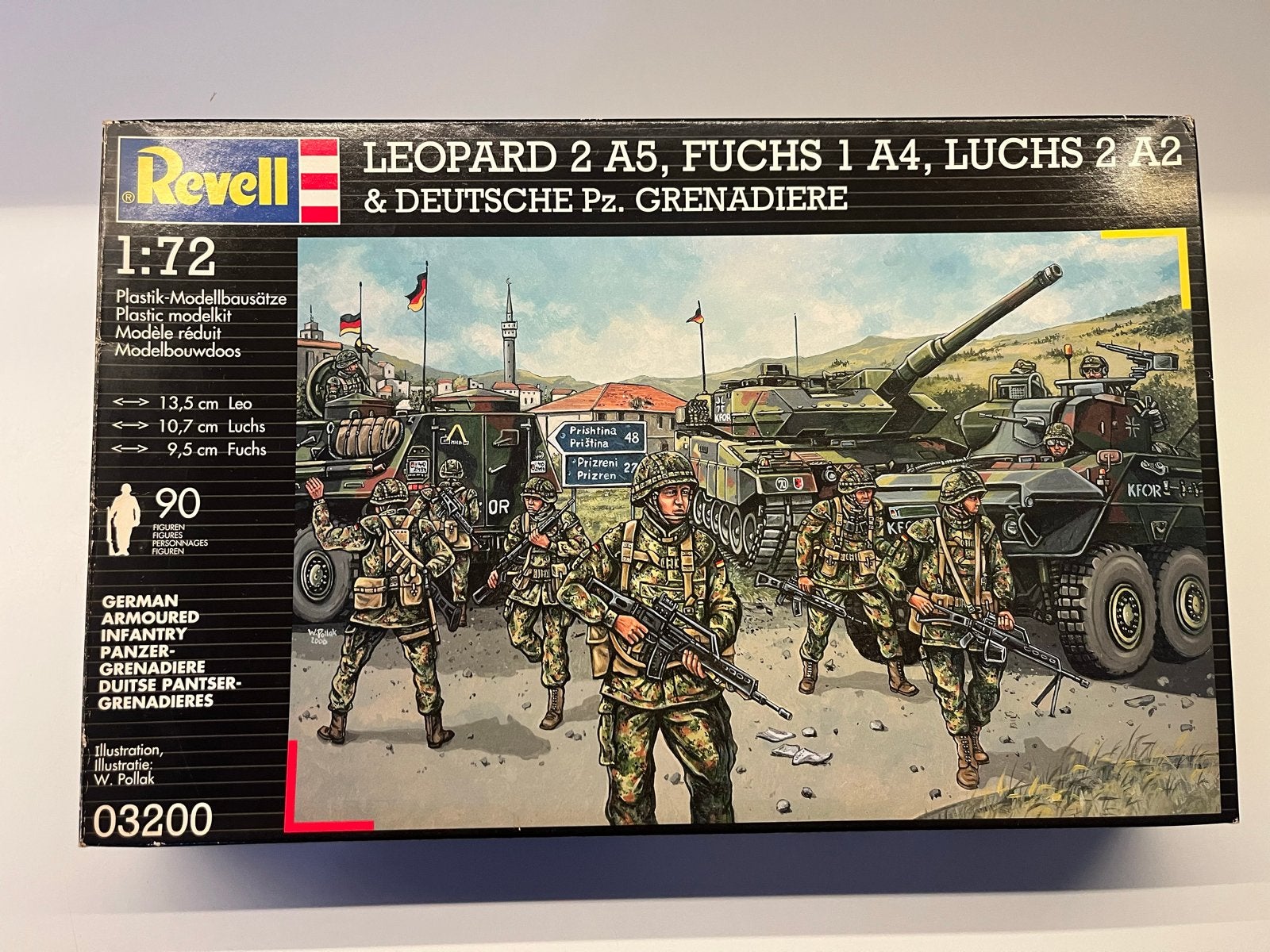 Revell Leopard 2 A5, Fuchs 1 A4, Luchs 2 A2 & Grenadiers, Hobby en Vrije tijd, Modelbouw | Auto's en Voertuigen, Revell, Nieuw