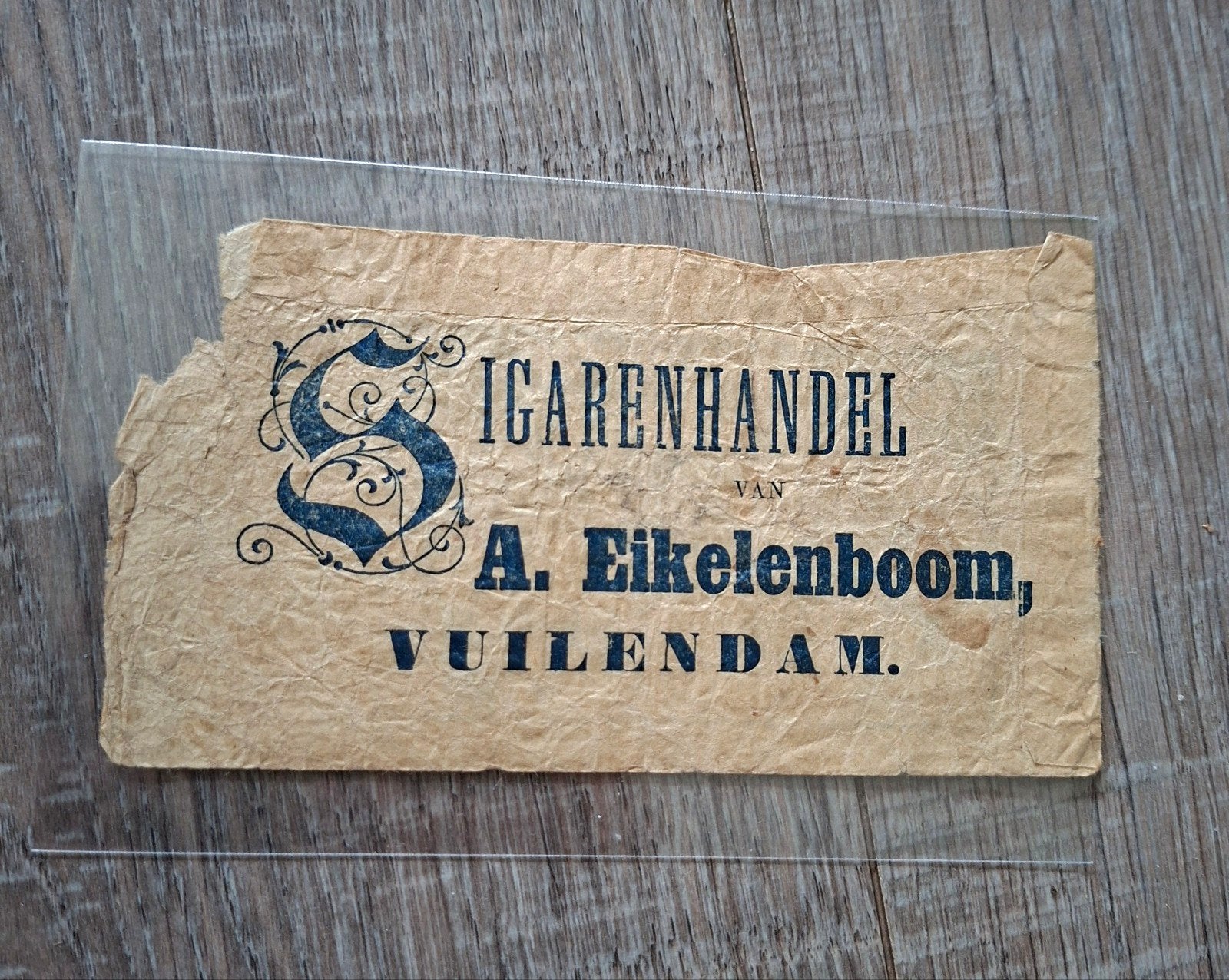 VUILENDAM                               Oud Sigaren zakje, Ophalen of Verzenden, Gebruikt, Tabaksdoos of Verpakking