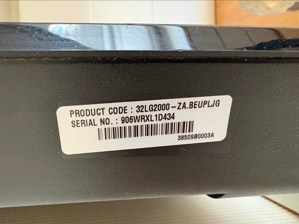 LG tv 32LG2000, Ophalen, Gebruikt, 50 Hz, 80 tot 100 cm