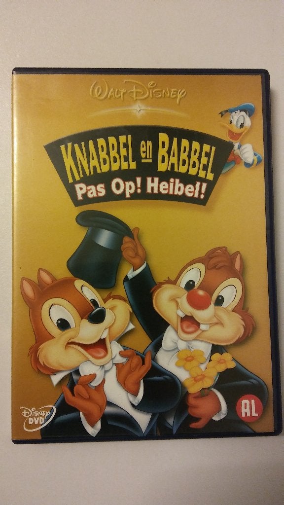 Knabbel en Babbel Pas Op! Heibel! Walt Disney tekenfilm dvd, Alle leeftijden, Ophalen of Verzenden, Gebruikt, Overige soorten