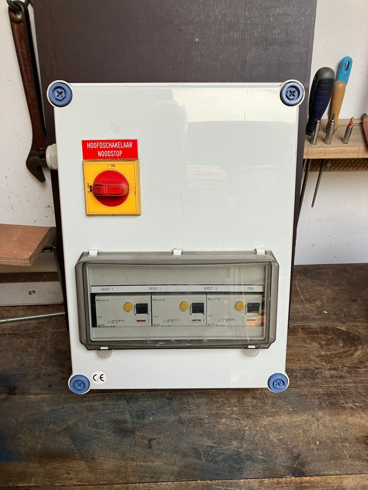 Krachtverdeel groepen kast., Doe-het-zelf en Verbouw, Elektra en Kabels, Ophalen, Gebruikt, Overige typen