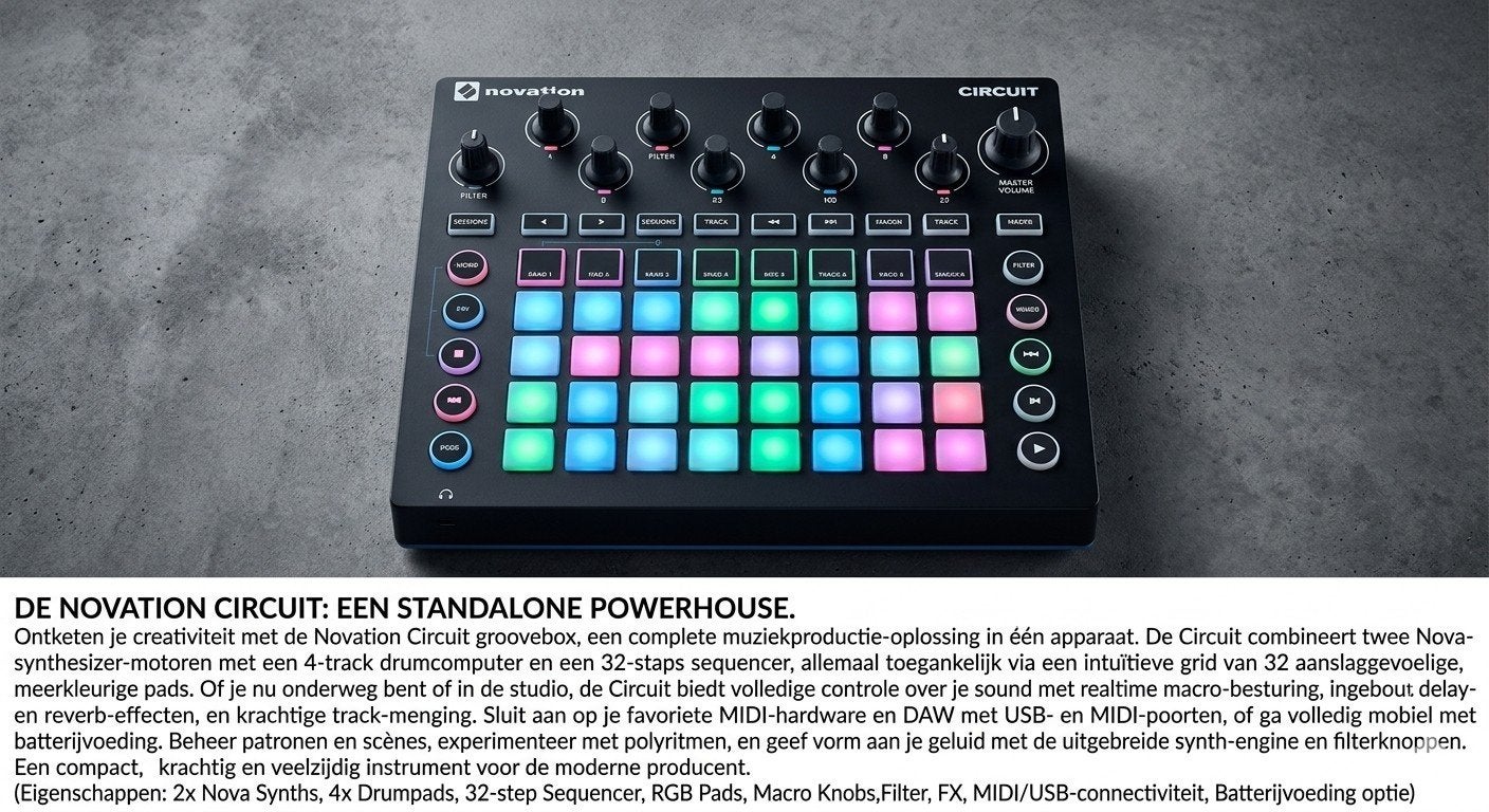 Novation Circuit, Ophalen of Verzenden, Zo goed als nieuw
