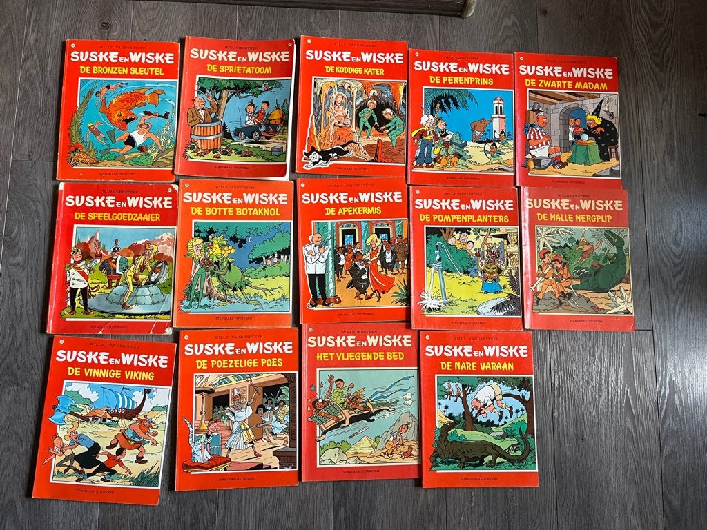 Suske & Wiske, Gelezen, Verzenden, Willy Vandersteen, Meerdere stripboeken