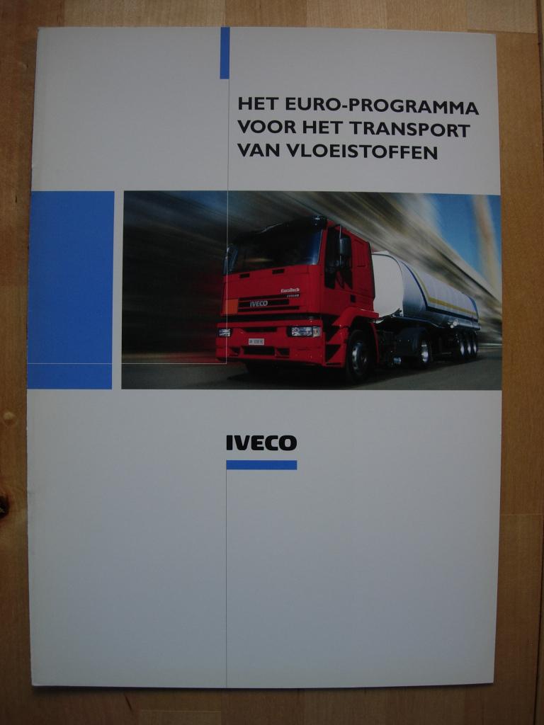 Iveco EuroStar EuroTech EuroCargo Brochure 1998 Tankwagen, Iveco, Ophalen of Verzenden, Zo goed als nieuw, Overige merken
