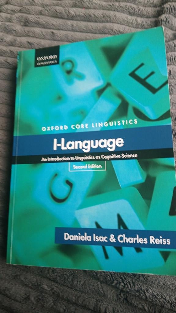 I-Language: An Introduction to Linguistics, Second Edition, Boeken, Studieboeken en Cursussen, Ophalen of Verzenden