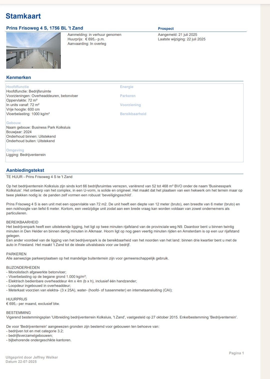Bedrijf units te huur/te koop, Auto diversen, Autostallingen en Garages
