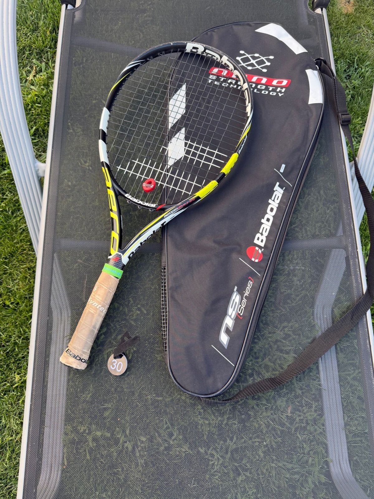 Babolat Tennisracket #30 L1 240 gram met hoes, Gebruikt, L1, Ophalen of Verzenden, Racket