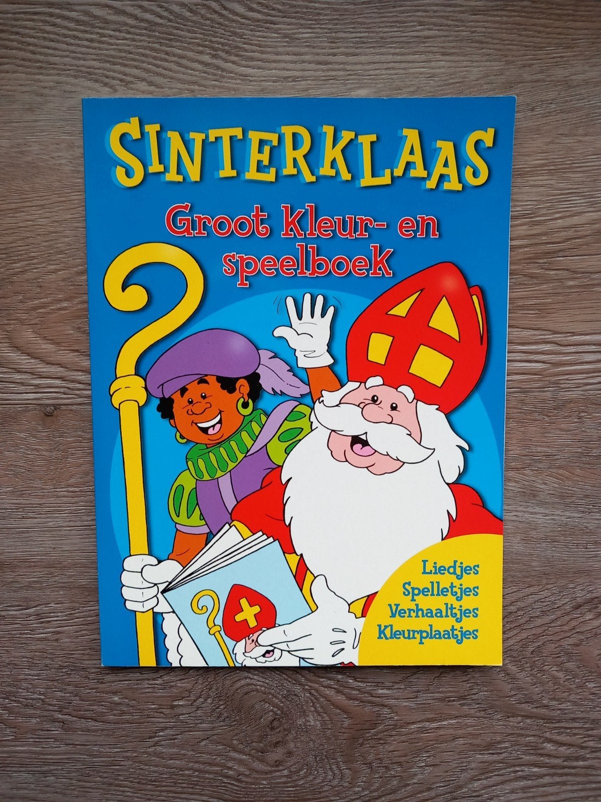 Nieuw! Sinterklaas groot kleur en speelboek, Ophalen of Verzenden, Nieuw