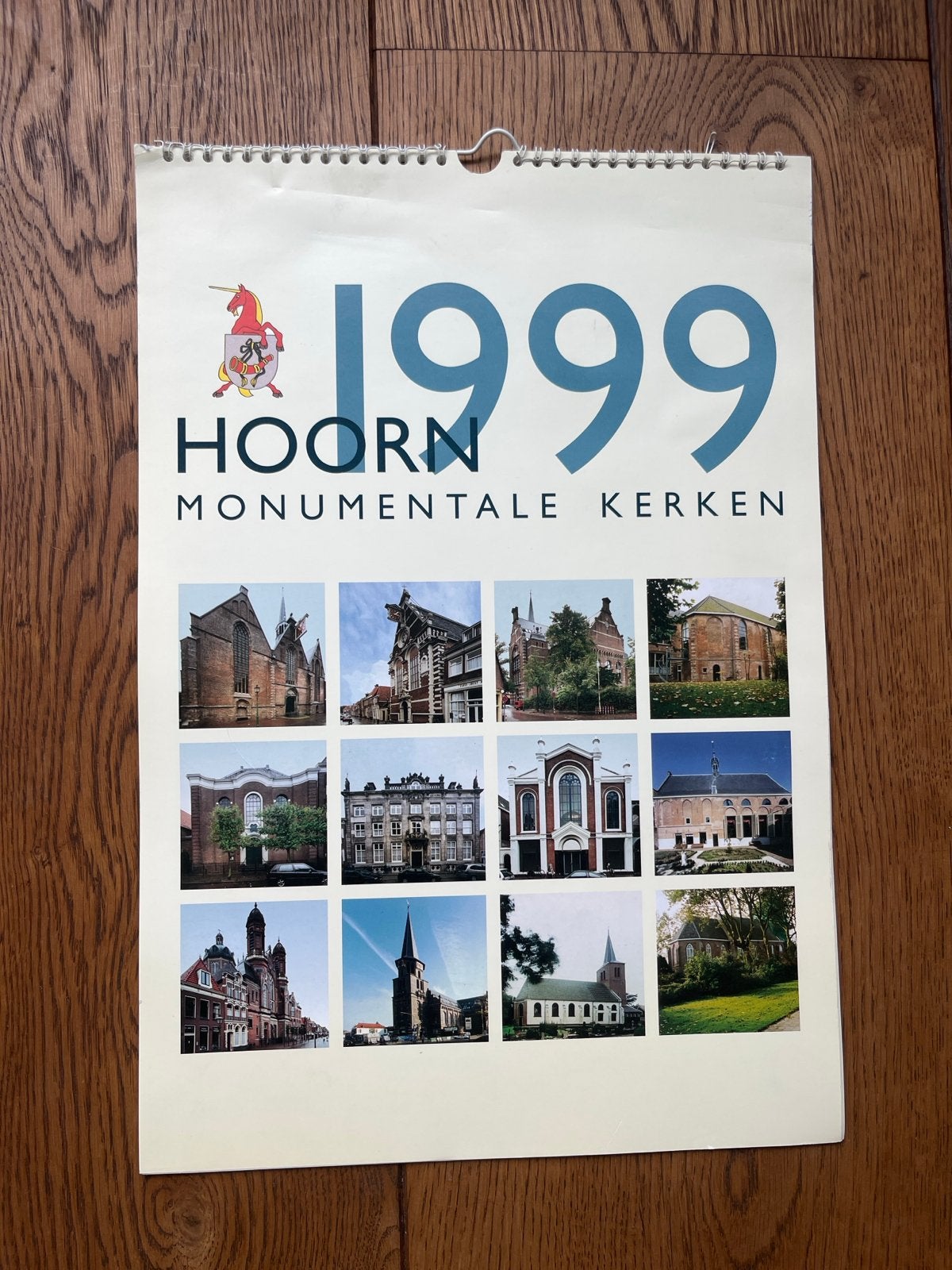 Kalender hoorn 1999 monumentale kerken, Ophalen of Verzenden