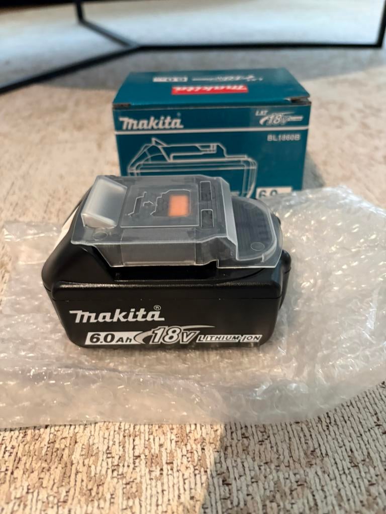 Makita 18V 6.0 Ah accu BL1860B, Doe-het-zelf en Verbouw, Gereedschap | Machine-onderdelen en Toebehoren, Ophalen of Verzenden