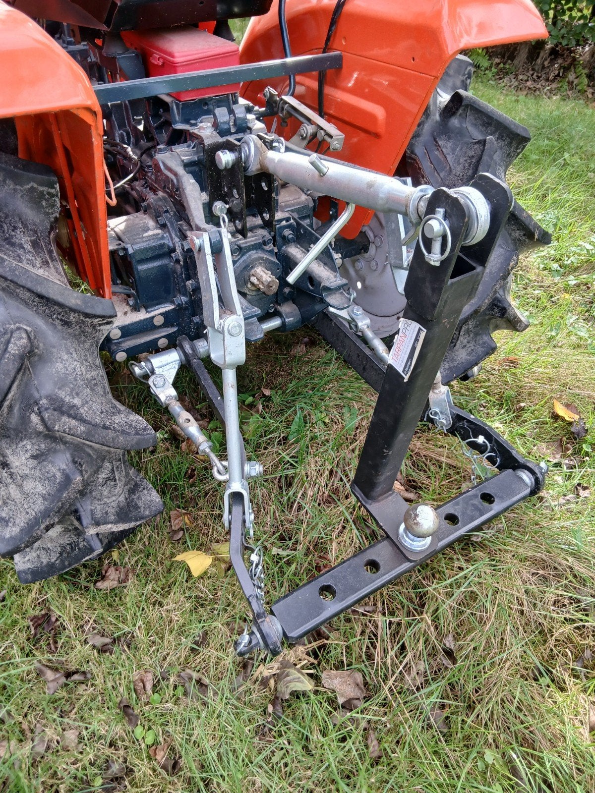 Tarpan Pro driepuntsbok met aanhangwagenknobbel, Ophalen, Gebruikt